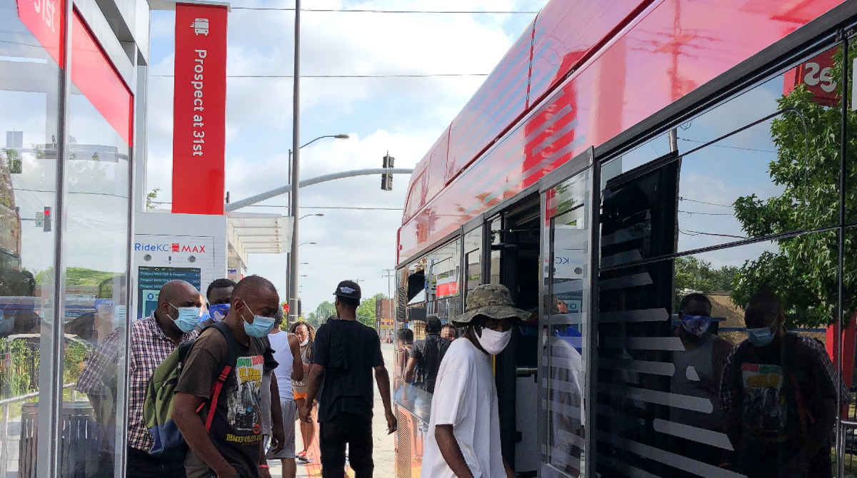 People boarding Prospect MAX